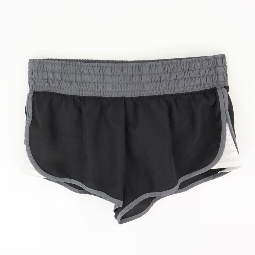 SO Athletic Shorts Juniors Size M Black Polyester Stretch Waist Lined Drawstring